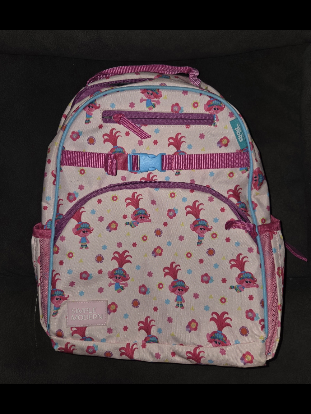 Simple Modern Trolls Poppy Size Medium School Bag & Lunch Bag For Girls - Picture 3 of 10